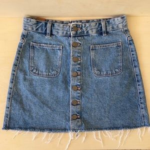 Zara Trf mini denim skirt